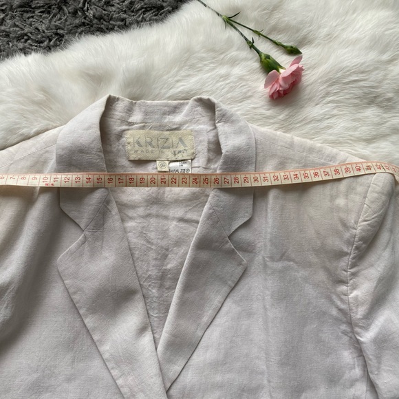 Vintage Krizia linen jacket - Picture 9 of 9